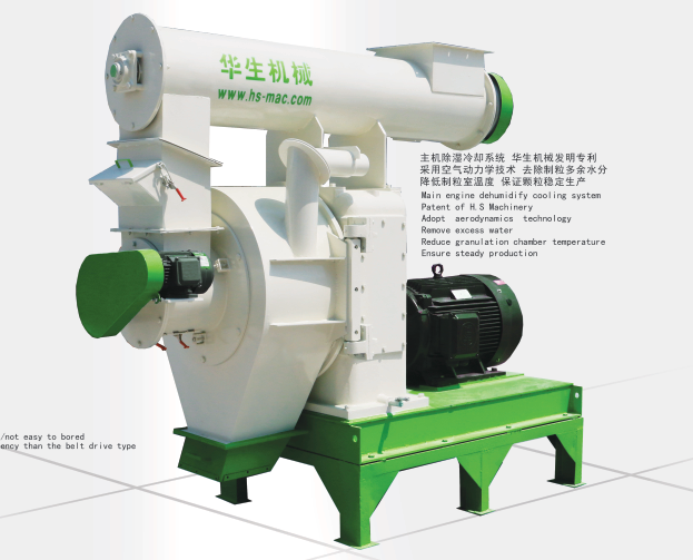華生生物質(zhì)顆粒機械420TT型號機械圖2 主機除濕冷卻系統(tǒng)
